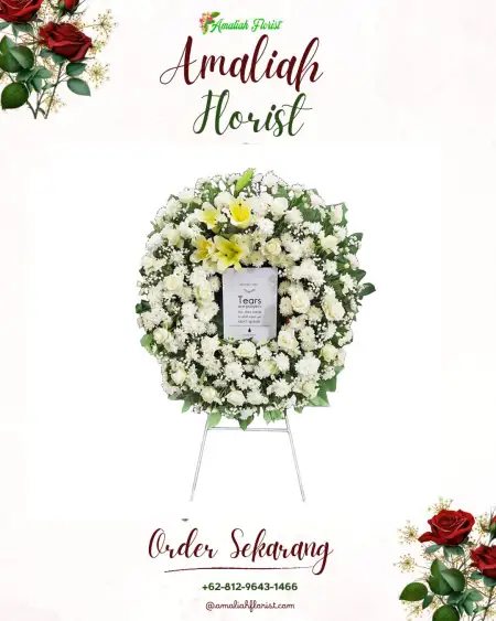 Krans Bunga Duka Pengarasan
